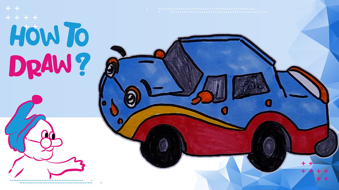 Vroom! Draw a Cool Car with Me! ️ Easy Step-by-Step for Kids!