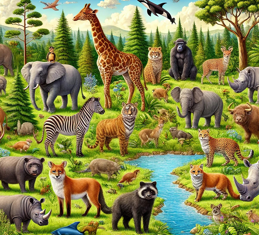 Animals mammals