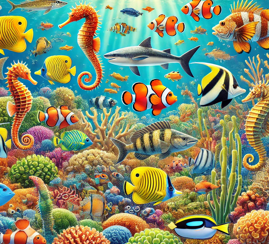 Animals fish