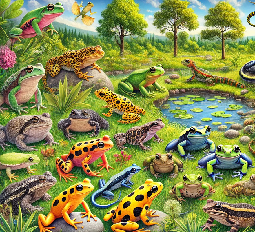 Animals amphibians